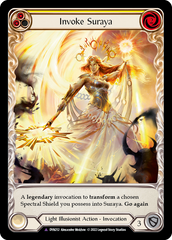 Invoke Suraya // Suraya, Archangel of Knowledge (Marvel) [DYN212] (Dynasty)  Cold Foil | Good Games Adelaide SA