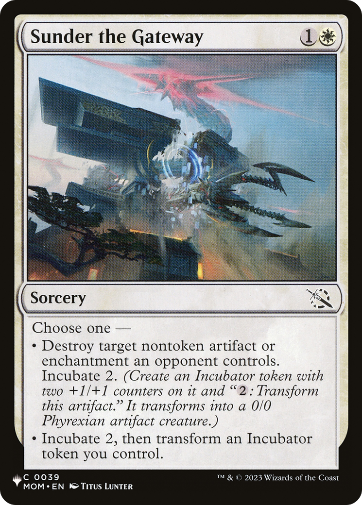 Sunder the Gateway [The List Reprints] | Good Games Adelaide SA