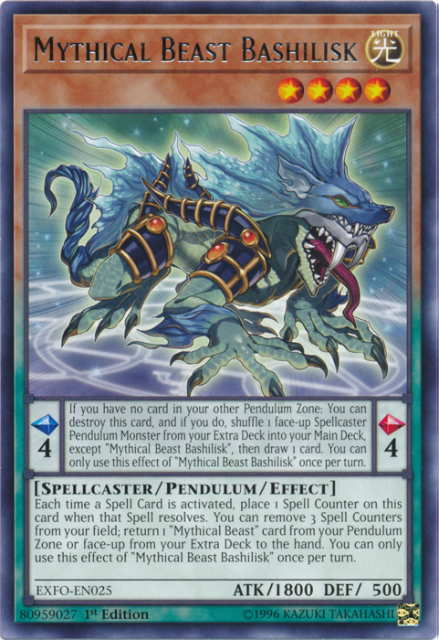 Mythical Beast Bashilisk [EXFO-EN025] Rare | Good Games Adelaide SA