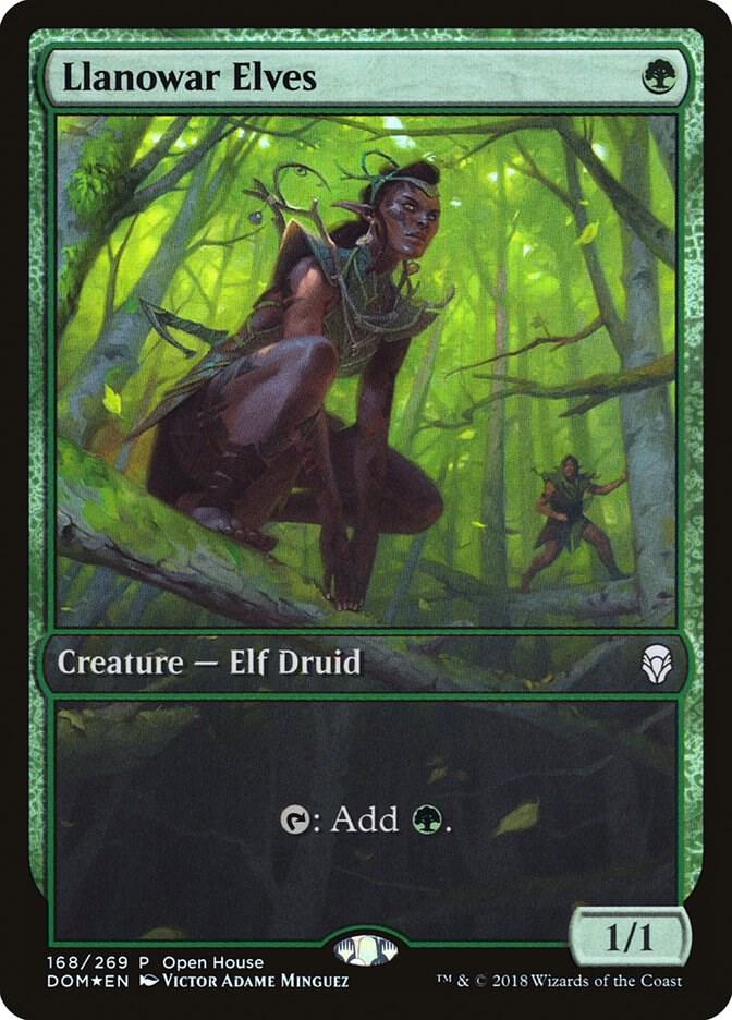 Llanowar Elves 168 (Open House Promos)  - Foil | Good Games Adelaide SA