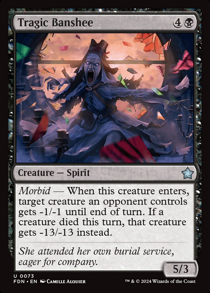 Tragic Banshee 73 (Foundations)  - Foil | Good Games Adelaide SA