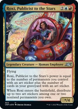 Roxi Publicist to the Stars Galaxy Foil 463 (Unfinity)  - Foil | Good Games Adelaide SA