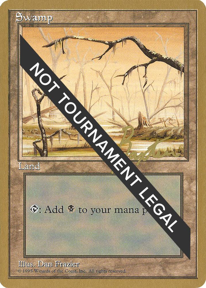 Swamp B 1996 George Baxter 4ED  (World Championship Decks)  | Good Games Adelaide SA