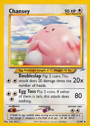 Chansey (31/105) [Neo Destiny Unlimited] | Good Games Adelaide SA