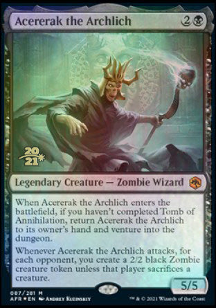 Acererak the Archlich [Dungeons & Dragons: Adventures in the Forgotten Realms Prerelease Promos] | Good Games Adelaide SA