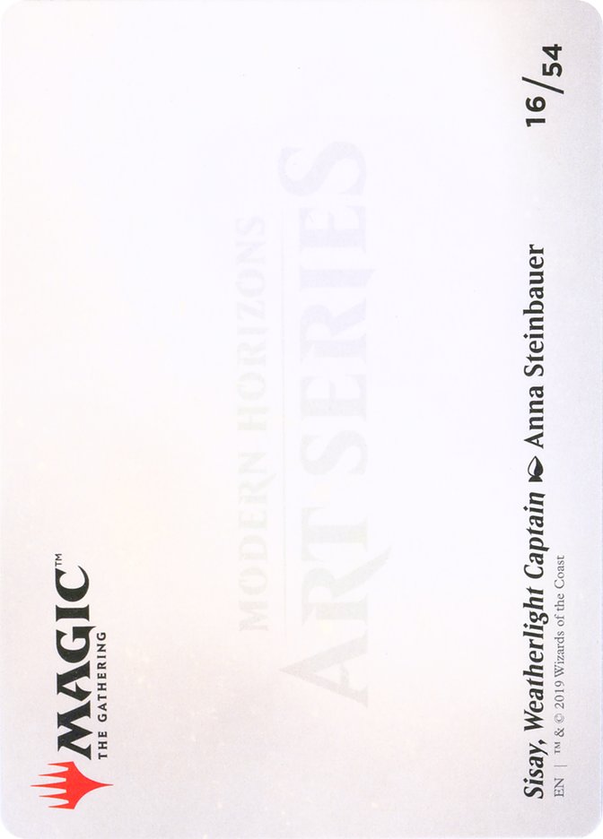 Sisay, Weatherlight Captain (Art Series) [Art Series: Modern Horizons] | Good Games Adelaide SA