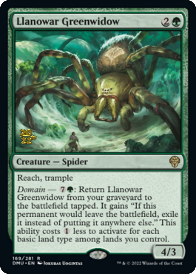 Llanowar Greenwidow [Dominaria United Prerelease Promos] | Good Games Adelaide SA