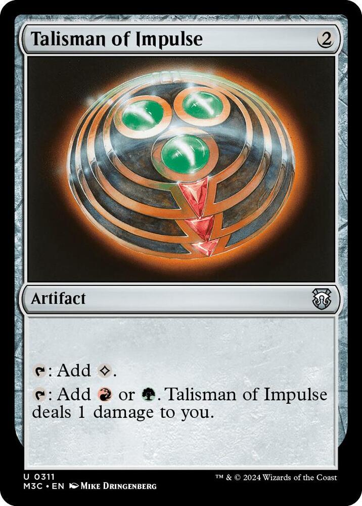 Talisman of Impulse 311/411 (Commander: Modern Horizons 3)  - Ripple Foil | Good Games Adelaide SA