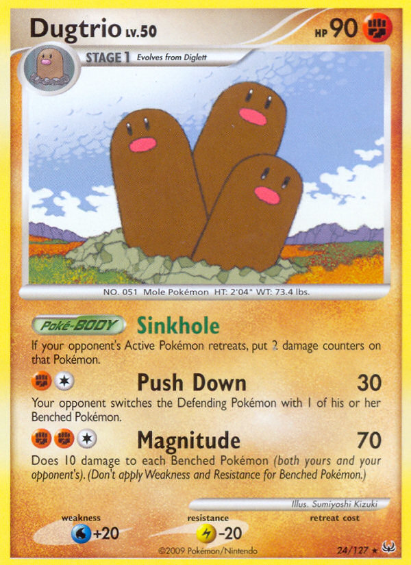 Dugtrio (24/127) [Platinum: Base Set] | Good Games Adelaide SA