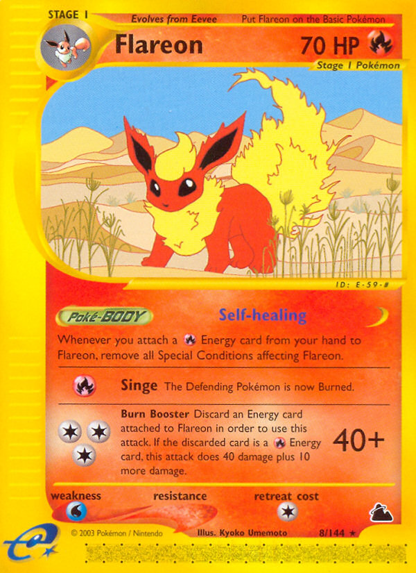 Flareon (8/144) [Skyridge] | Good Games Adelaide SA