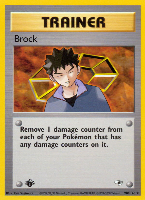 Brock (98/132) [Gym Heroes 1st Edition] | Good Games Adelaide SA