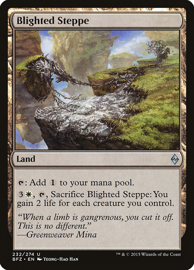 Blighted Steppe [Battle for Zendikar] | Good Games Adelaide SA