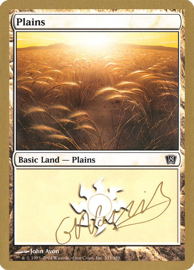 Plains (gn333) (Gabriel Nassif) [World Championship Decks 2004] | Good Games Adelaide SA