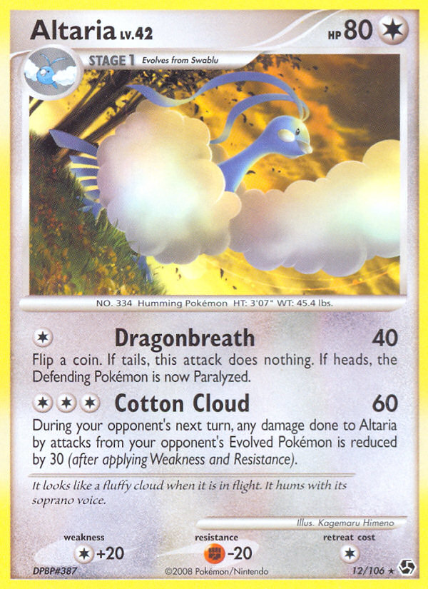 Altaria (12/106) [Diamond & Pearl: Great Encounters] | Good Games Adelaide SA