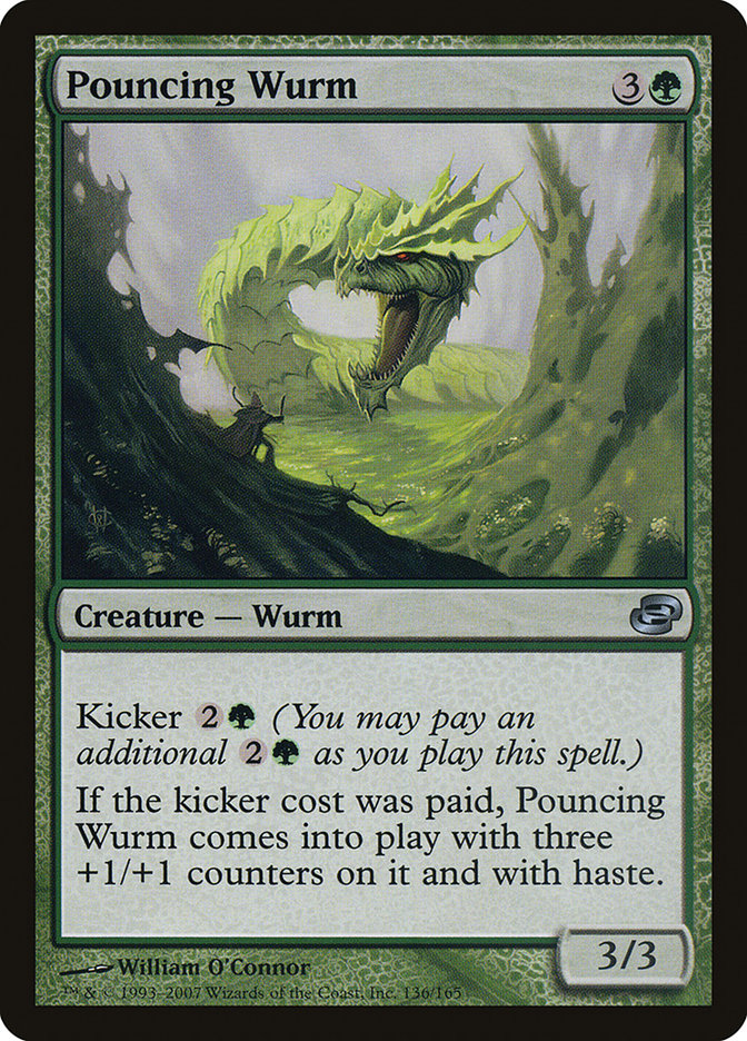 Pouncing Wurm 136 (Planar Chaos)  - Foil | Good Games Adelaide SA