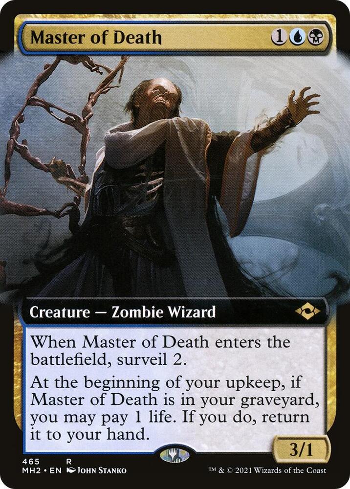 Master of Death Extended Art 465 (Modern Horizons 2)  - Foil | Good Games Adelaide SA