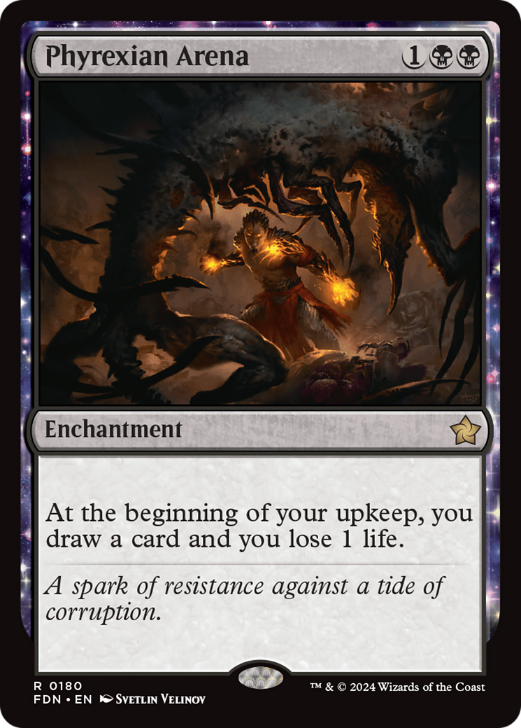 Phyrexian Arena [Foundations] | Good Games Adelaide SA