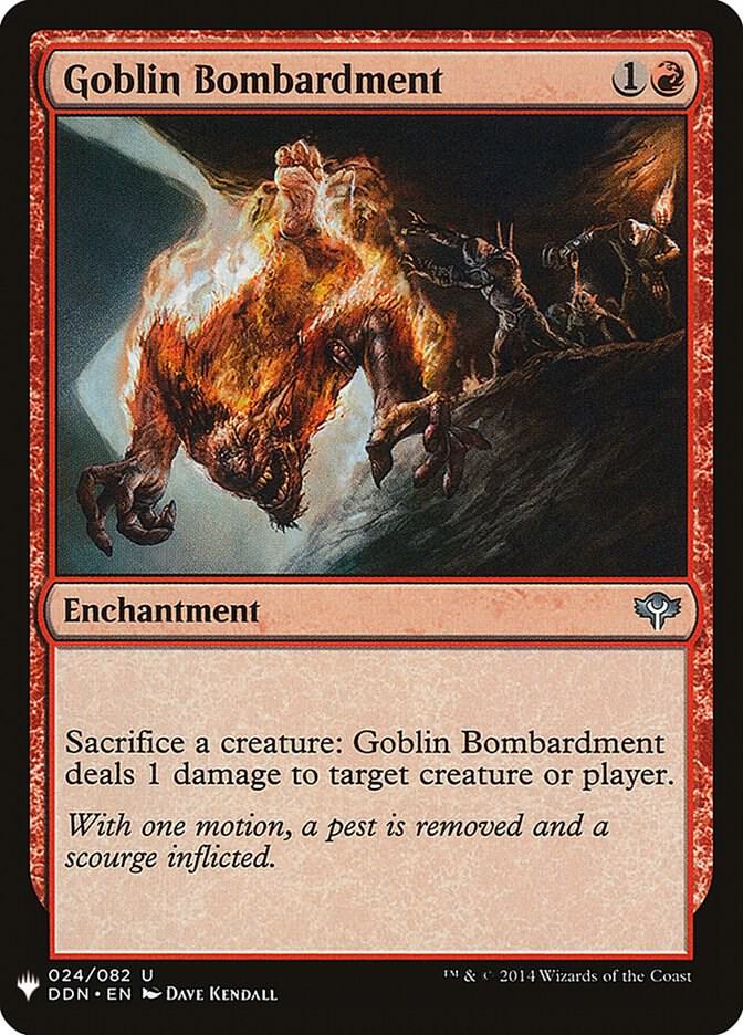 Goblin Bombardment 24 (The List Reprints)  | Good Games Adelaide SA