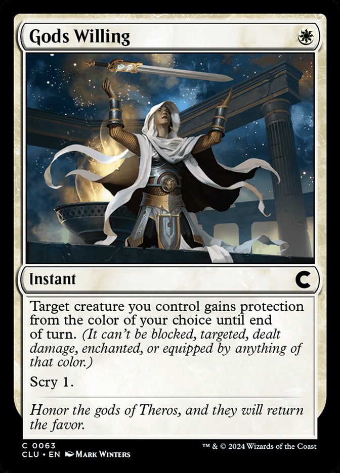 Gods Willing 63 (Ravnica: Clue Edition)  | Good Games Adelaide SA