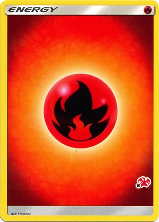 Fire Energy (Charizard Stamp #19) [Battle Academy 2020] | Good Games Adelaide SA