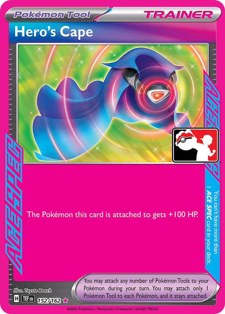 Hero's Cape Series 5 152/162 (Prize Pack Series Cards)  - Holofoil | Good Games Adelaide SA