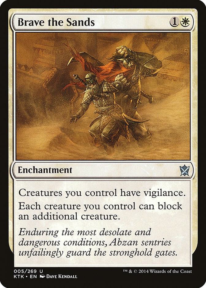 Brave the Sands 5 (Khans of Tarkir)  - Foil | Good Games Adelaide SA