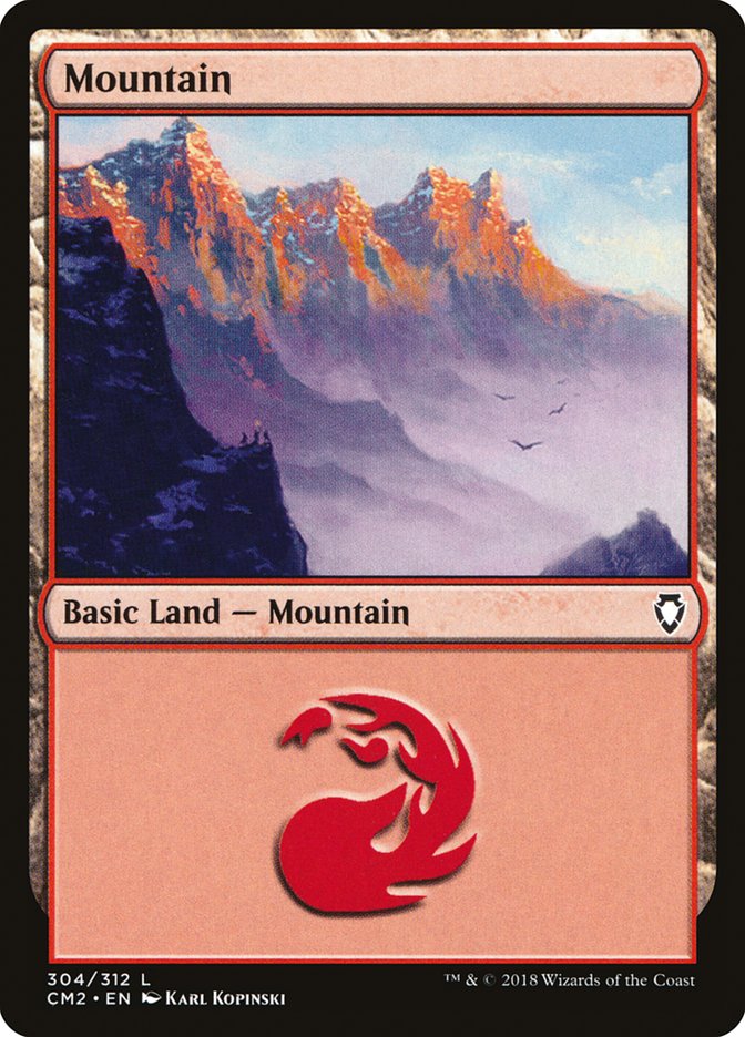 Mountain (304) [Commander Anthology Volume II] | Good Games Adelaide SA