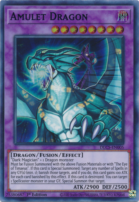 Amulet Dragon (Blue) [DLCS-EN005] Ultra Rare | Good Games Adelaide SA