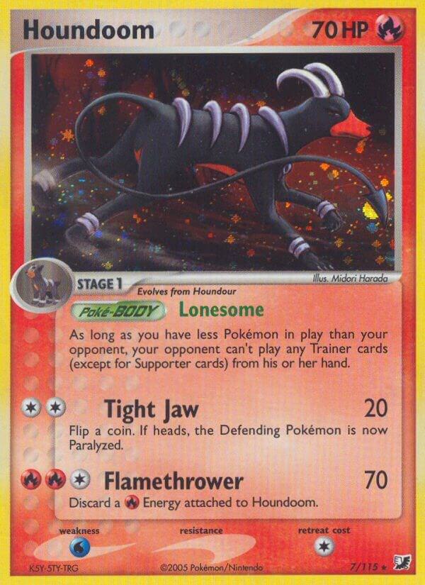 Houndoom 7/115 (Unseen Forces)  - Holofoil | Good Games Adelaide SA
