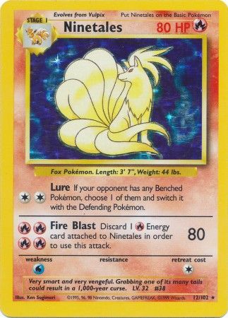 Ninetales (12/102) [Base Set Unlimited] | Good Games Adelaide SA