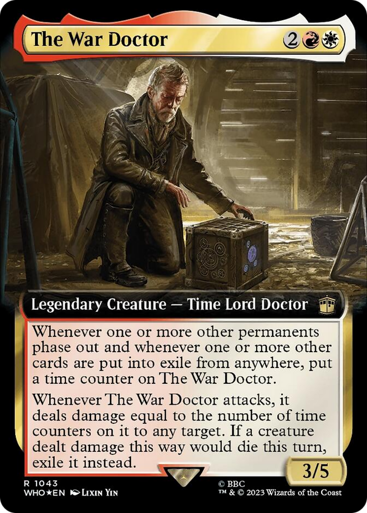 The War Doctor (Extended Art) (Surge Foil) [Doctor Who] | Good Games Adelaide SA