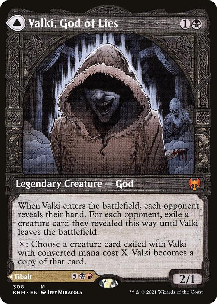 Valki, God of Lies // Tibalt, Cosmic Impostor 308 (Kaldheim)  - Showcase | Good Games Adelaide SA