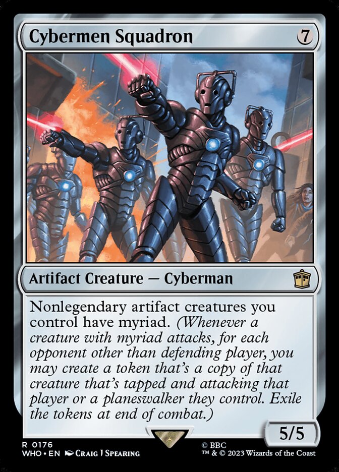 Cybermen Squadron 176 (Universes Beyond: Doctor Who)  | Good Games Adelaide SA