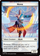 Elemental (0027) // Monk Double-Sided Token [Tarkir: Dragonstorm Commander Tokens] | Good Games Adelaide SA
