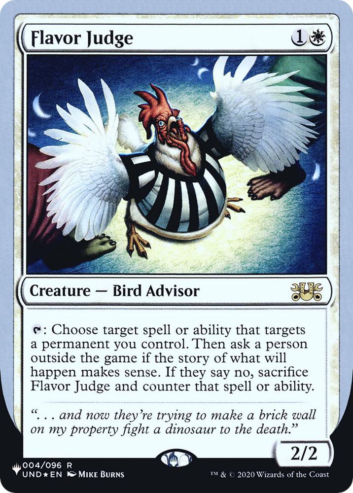 Flavor Judge 004/096 (The List Reprints)  - Foil | Good Games Adelaide SA