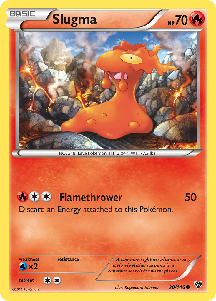 Slugma (20/146) [XY: Base Set] | Good Games Adelaide SA