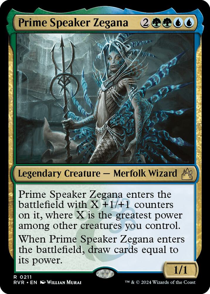 Prime Speaker Zegana 211 (Ravnica Remastered)  | Good Games Adelaide SA