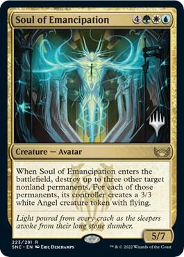 Soul of Emancipation 223 (Promo Pack: Streets of New Capenna)  - Foil | Good Games Adelaide SA