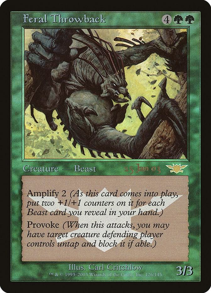 Feral Throwback 126 (Prerelease Cards)  - Foil | Good Games Adelaide SA