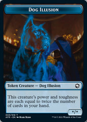 Dog Illusion // Mordenkainen Emblem Double-sided Token [Dungeons & Dragons: Adventures in the Forgotten Realms Tokens] | Good Games Adelaide SA