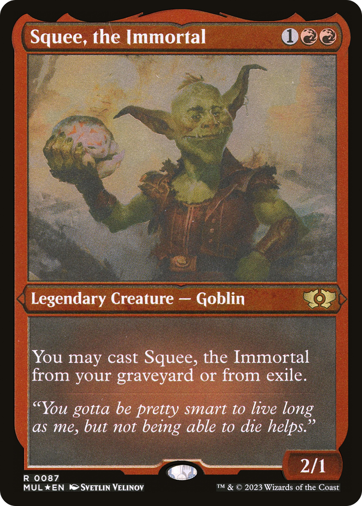 Squee, the Immortal (Foil Etched) [Multiverse Legends] | Good Games Adelaide SA