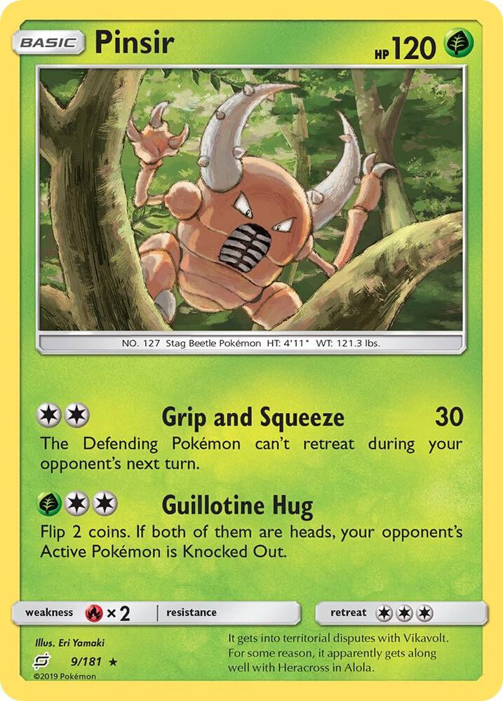 Pinsir 9/181 (SM - Team Up)  | Good Games Adelaide SA