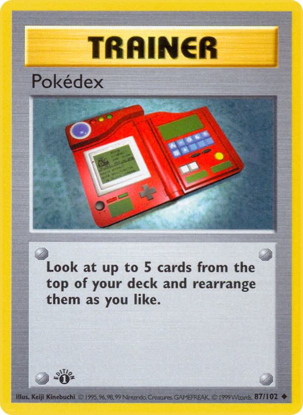 Pokedex 087/102 (Base Set (Shadowless))  - 1st Edition | Good Games Adelaide SA