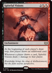 Spiteful Visions [Duskmourn: House of Horror Commander] | Good Games Adelaide SA