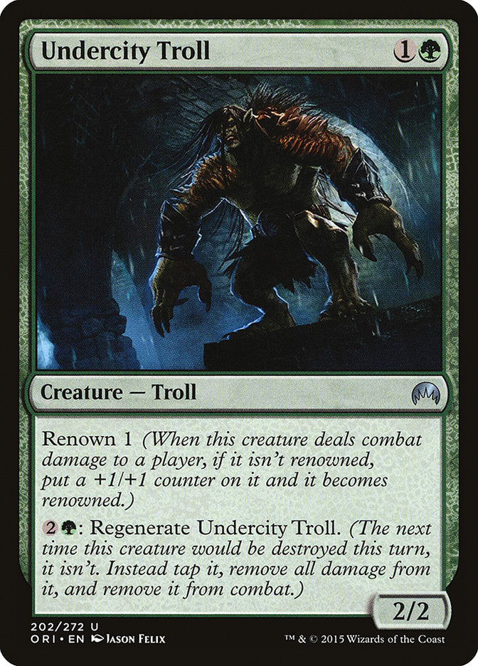 Undercity Troll [Magic Origins] | Good Games Adelaide SA