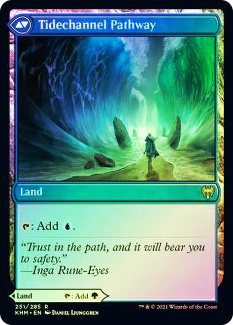 Barkchannel Pathway // Tidechannel Pathway  [Kaldheim Prerelease Promos] | Good Games Adelaide SA
