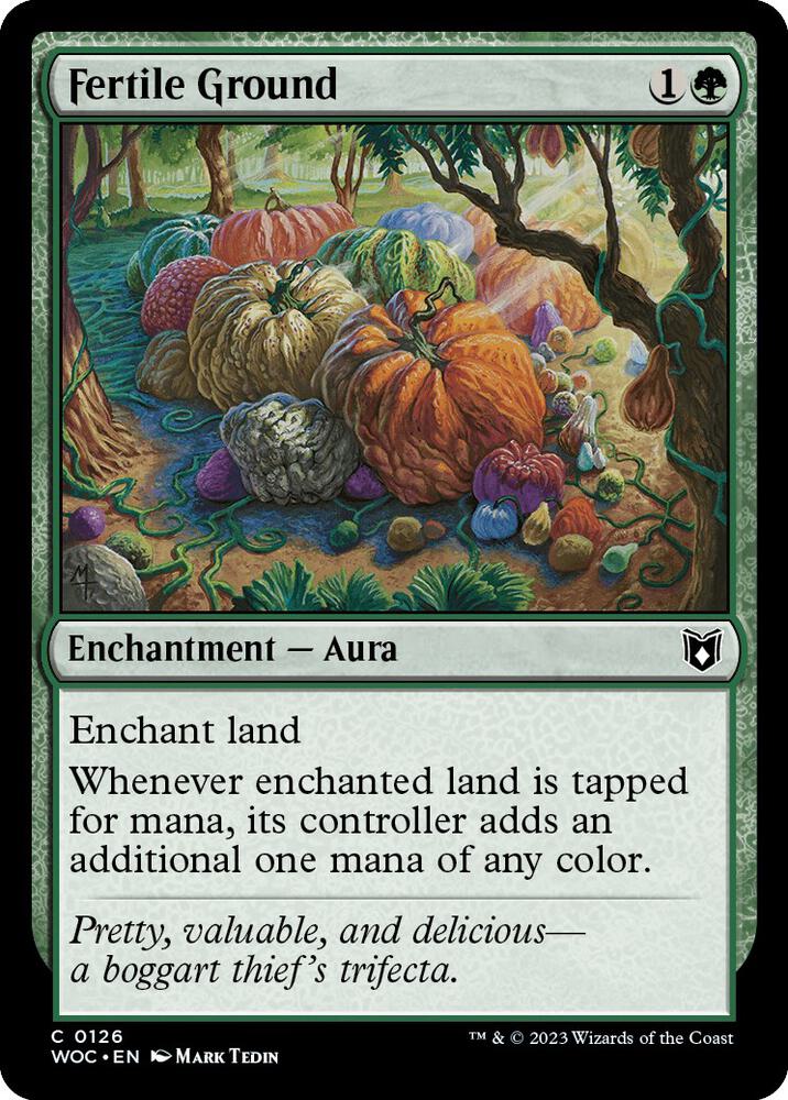 Fertile Ground 126 (Commander: Wilds of Eldraine)  | Good Games Adelaide SA
