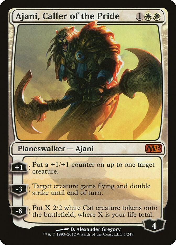 Ajani, Caller of the Pride 1 (Magic 2013 (M13))  - Foil | Good Games Adelaide SA
