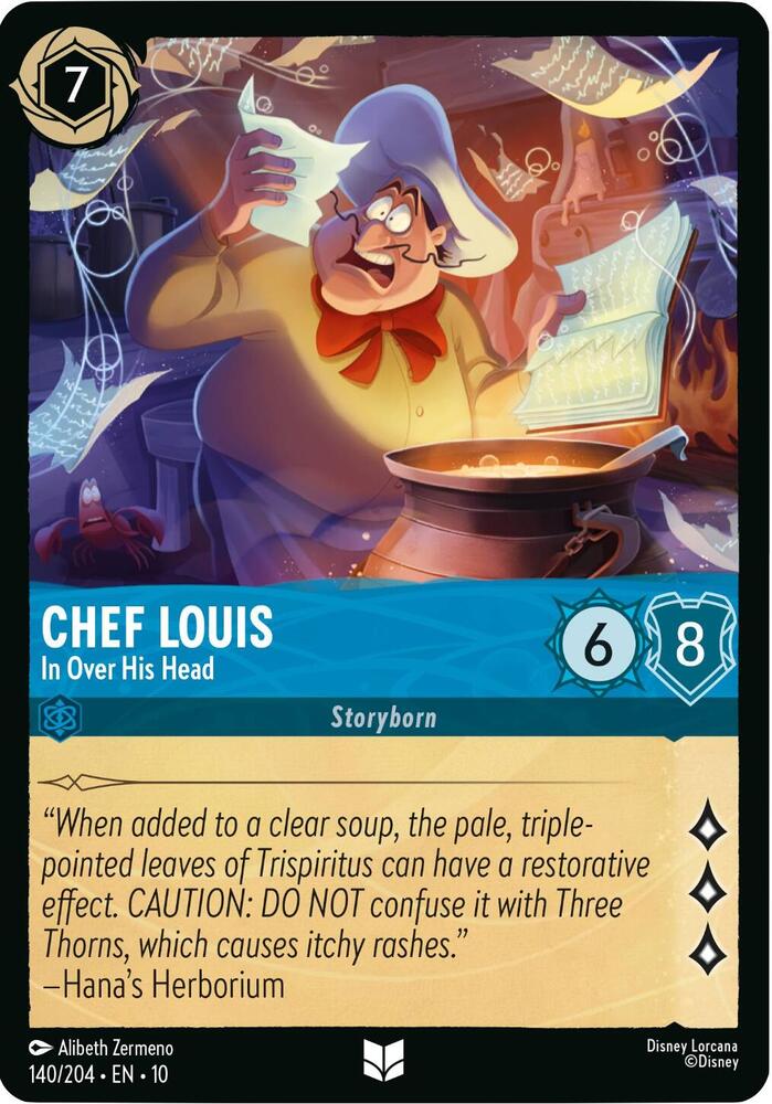 Chef Louis In Over His Head 140/204 (Whispers in the Well)  | Good Games Adelaide SA