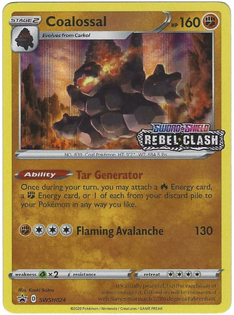 Coalossal (SWSH024) (Prerelease Promo) [Sword & Shield: Black Star Promos] | Good Games Adelaide SA